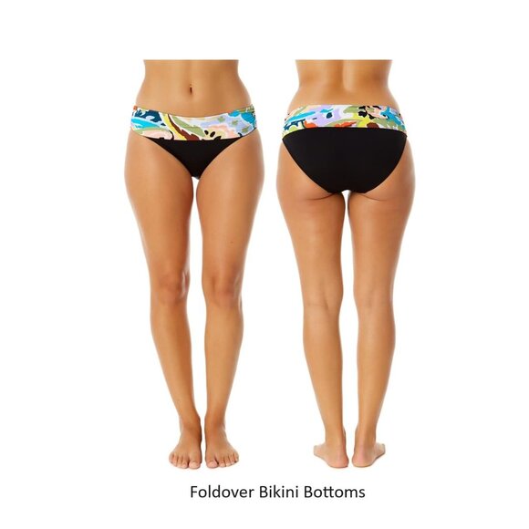 NWT Anne Cole Women's Side Shirred Bikini Bottoms Multicolor XS-20W $70 12HL380 - Picture 9 of 10